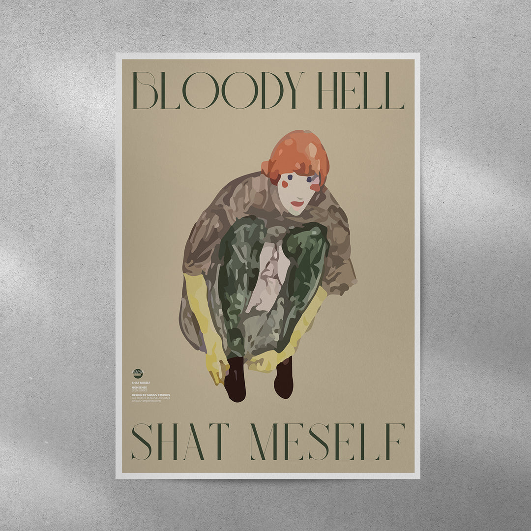 SHAT MESELF | Fine Art Print by Klaus Kinki