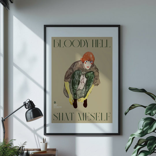 SHAT MESELF | Fine Art Print by Klaus Kinki